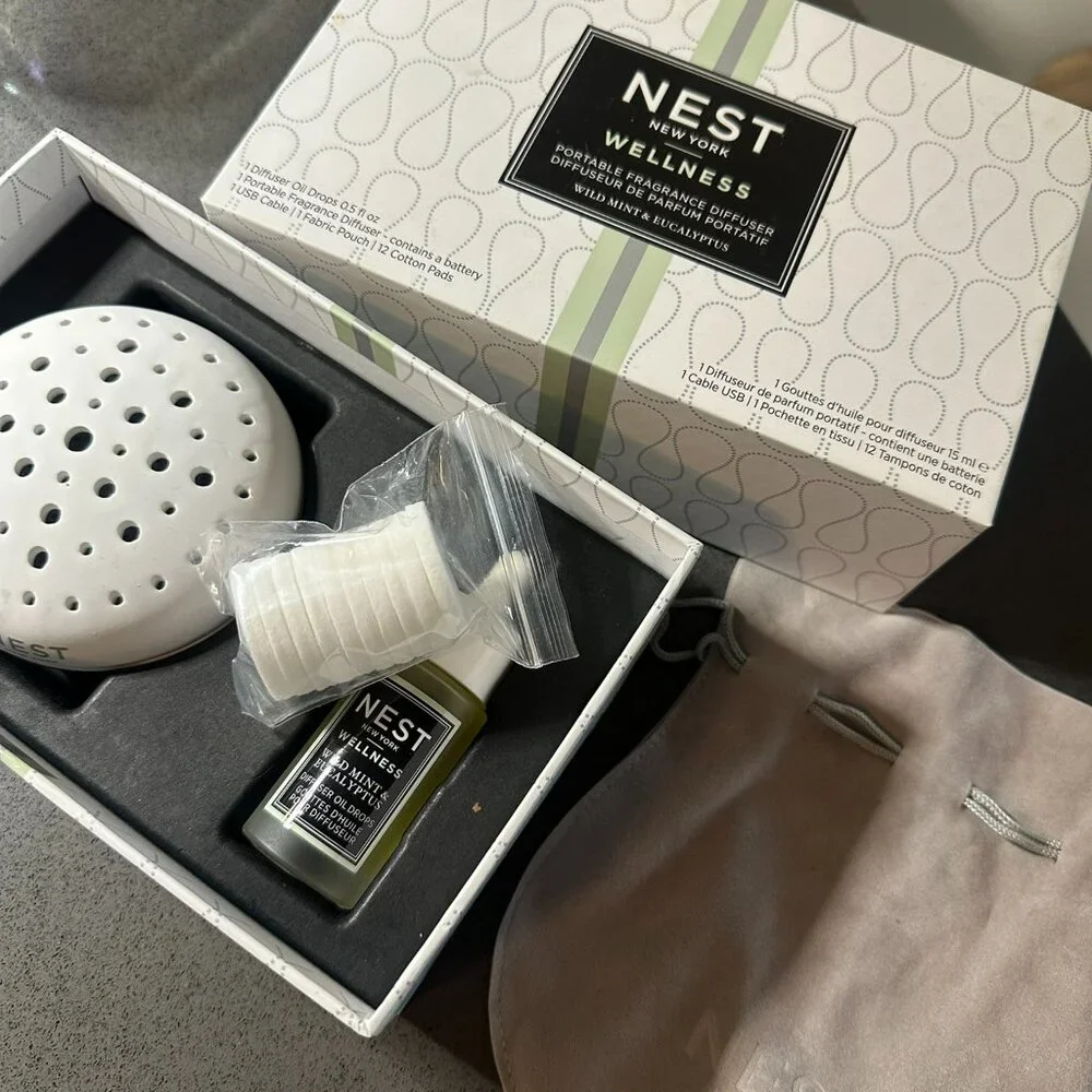 NEW Nest New York Portable Fragrance Diffuser Oil - Wild Mint & Eucalyptus